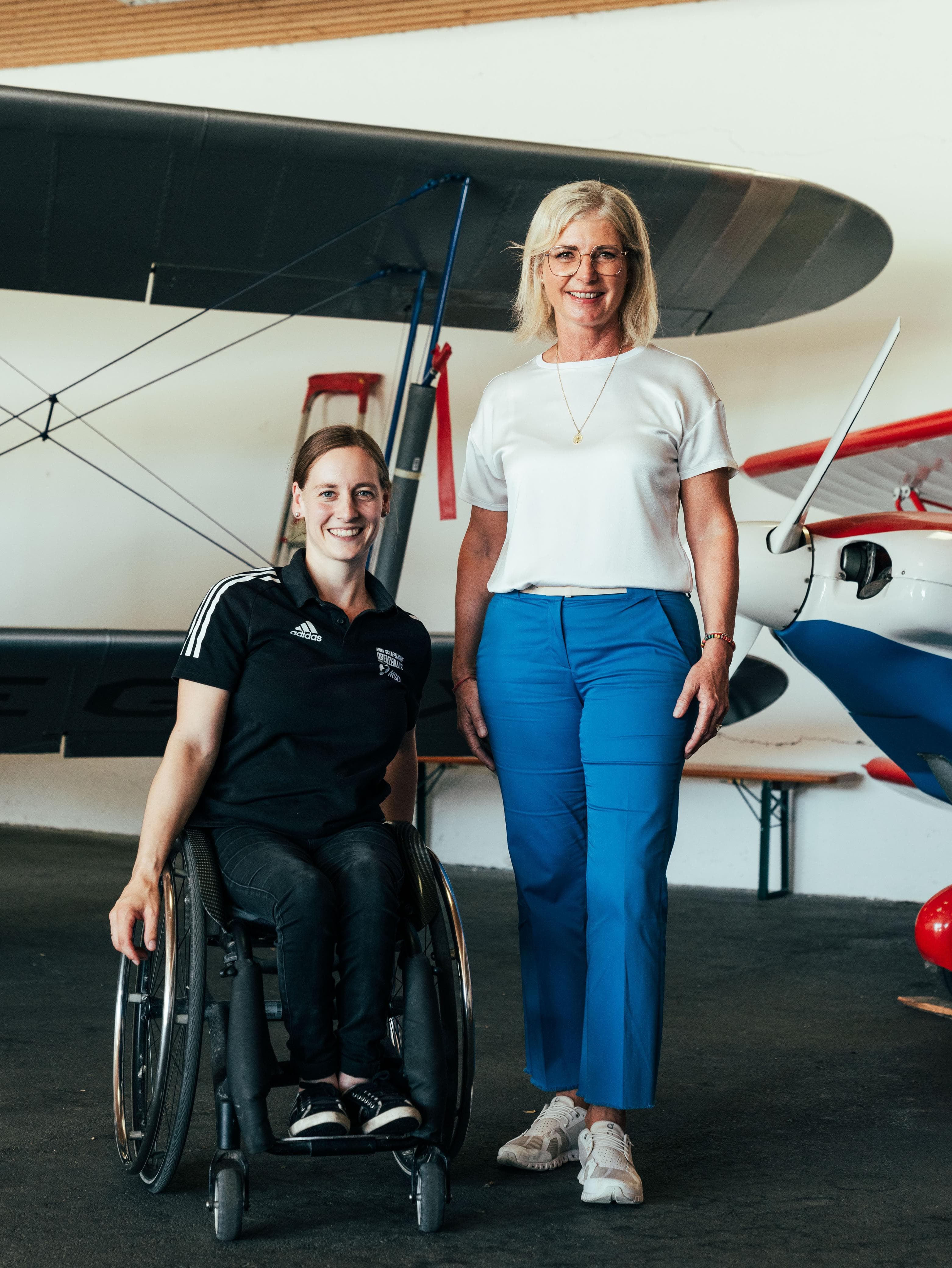 Anna Schaffelhuber und Ulrike Scharf
